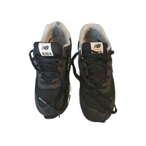 NEW BALANCE 515 YC515RB3 BLACK GRAY Youth SIZE 5 WALKING RUNNING SNEAKERS
